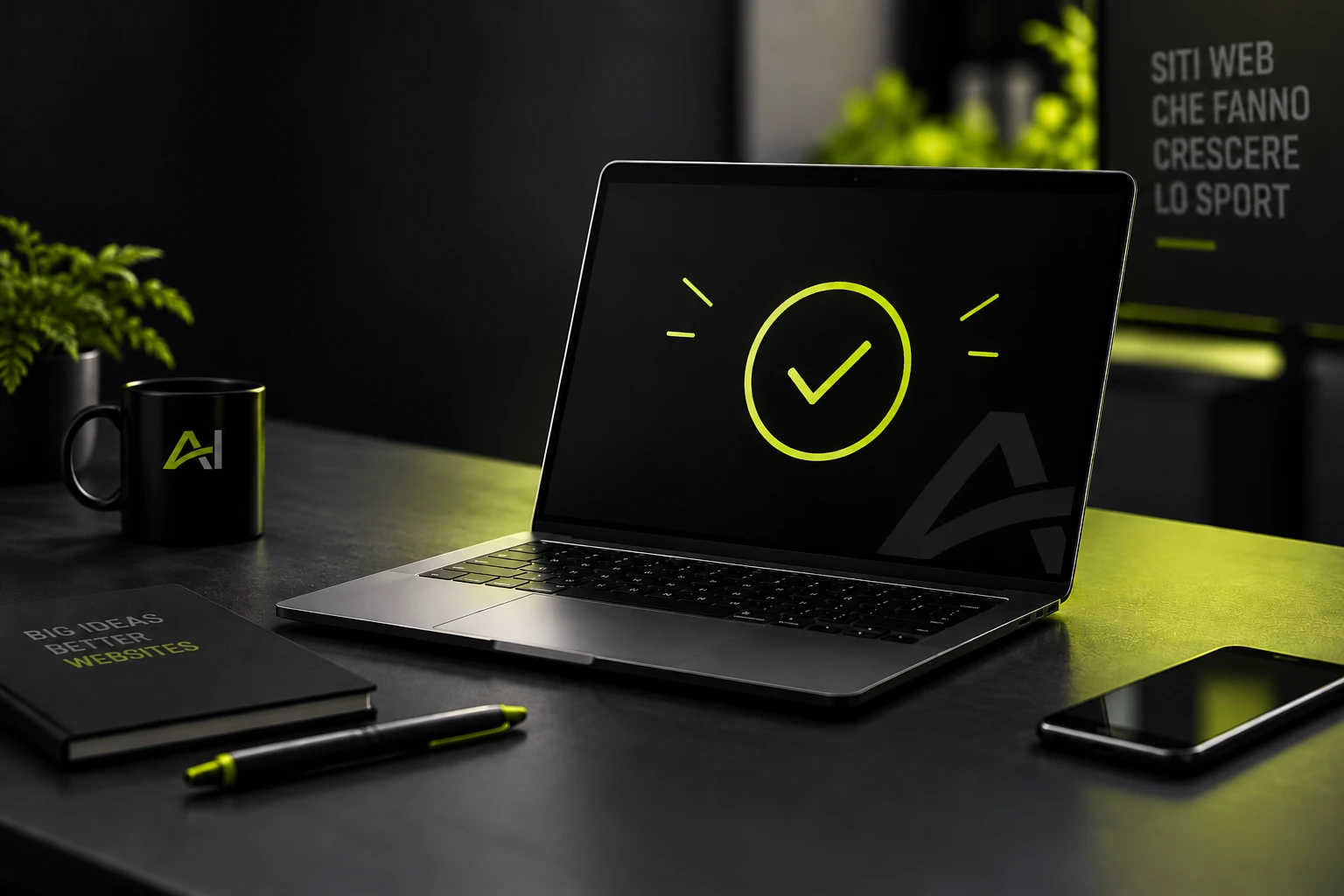 conferma nuovo sito web