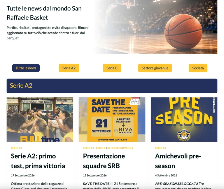 news san raffaele basket